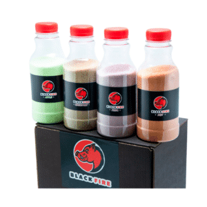 Pack de 6 botellas de aroma Serie Nordic Line Black Fire